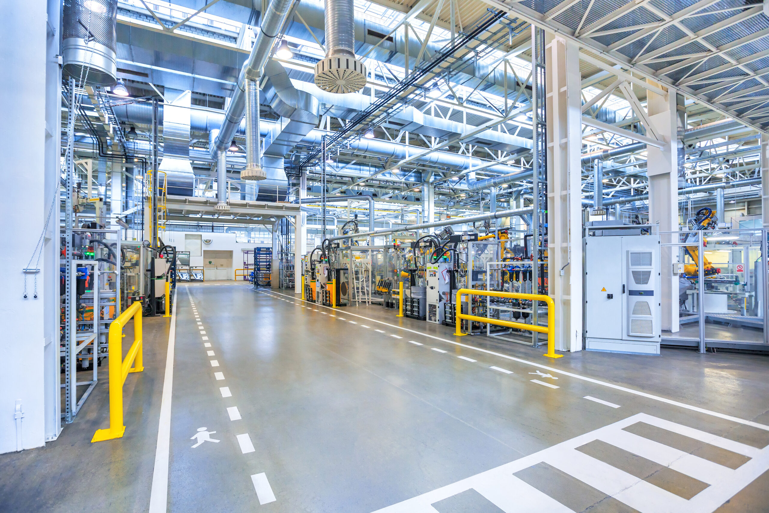 industrial background factory interior as industrial background